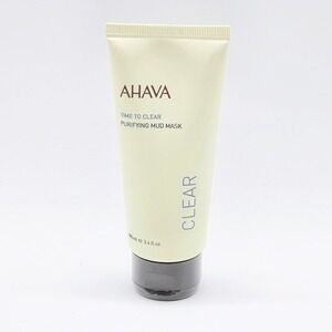 AHAVA Purifying Mud Mask Unisex 3.4oz Time To Clear Dead Sea Mineral Treatment